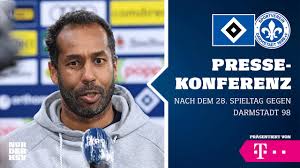 Der hamburger sv hat im aufstiegskampf der 2. Re Live Die Pressekonferenz Nach Dem 28 Spieltag Gegen Den Sv Darmstadt 98 Youtube