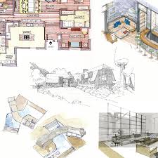 From classic to modern, they'll spark your wood design imagination! View The Beautiful Drawings Of Design Talents Who Still Work By Hand Architectural Digest