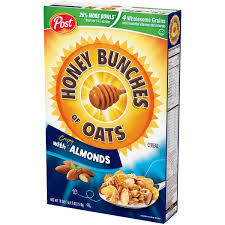 Most cereals are both dairy and soy free, but always check labels! Honey Bunches Of Oats With Almonds Heart Healthy Low Fat Made With Whole Grain Cereal 18 Ounce Walmart Com
