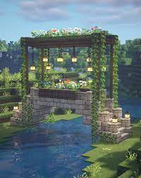 How to make a fairy garden in minecraft. Minecraft Fairy Garden Bridge Magical Fairytale Cottagecore Build Cute Minecraft Houses Minecraft Architecture Minecraft Cottage