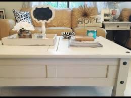 This mapped out one with parisian accents. Diy Chalk Paint Coffee Table Makeover Tutorial Youtube