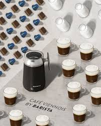 Chocolate Milk Nespresso Coffee And A Dash Of European Charm Introducing Cafe Viennois Prepared By Our New Barista Rec Milk Frother Barista Recipe Nespresso
