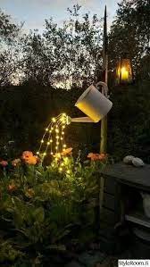 Hopefully, i will have more ideas and information about solar lighting soon. Fairy Solar Lights Amazon Creating Watering Effect Garden Projects Garden Inspiration Backyard Lighting