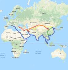 The silk road is a random map in age of mythology: The Silk Road Google My Maps