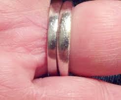 They are little round balls of gold that they put on the inside of your ring. Why Platinum Rings Turn Dull So Fast
