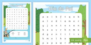 Dia Do Pai Sopa De Letras Teacher Made
