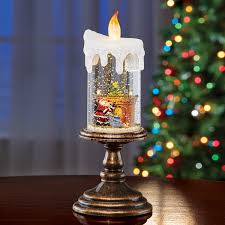 Lighted Santa Candle Collections Etc