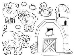 At the farm, it is the farmer who takes care of the animals. Printable Coloring Pages Of Farm Animals Printables And Charts Throughout Printable Colo Farm Animal Coloring Pages Farm Coloring Pages Animal Coloring Books
