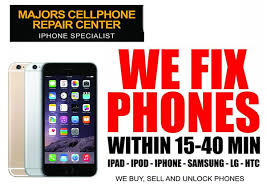 Any working cell phone is locked to one degree or another. Majors Cell Phone Repair Center Cell Phone Repair Shop In Los Angeles