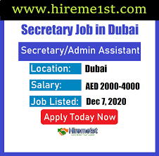 Company Secretary Jobs In Dubai Company Secretary Dubai List Of Jobs