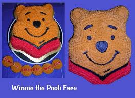 Winnie The Pooh Face Made With Buttercream Icing Winniethepooh Cake Winnie The Pooh Pooh Winnie