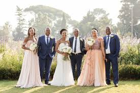 Destination Wedding African Wedding Navy And Peach Wedding Image By Wesley Vorster Wedding Guest Outfit Fall Wedding Guest Outfit African Wedding