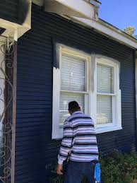 There are brass kick plates for the bottom of the exterior of doors that, especially with dark bold colors, can. Gray Navy Gravy Made X Modern