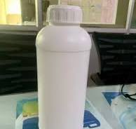 White Round HDPE Plastic Pesticide Bottle with Pilfer Proof Cap (500 ml)