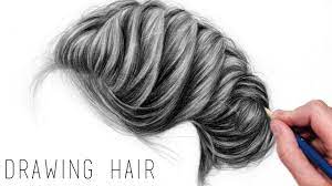 How To Draw Realistic Hair With Graphite Pencils Drawing Tutorial Step Pencil Drawing Tutorials How To Draw Hair Drawing Hair Tutorial