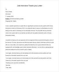 There are several kinds of interview thank you letters that you can write. Sample Job Interview Thank You Letter Follow Email After Internal Hudsonradc