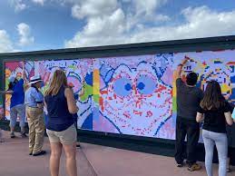 Giant paint by number murals. Make Your Artistic Mark At Expression Station A Paint By Number Mural At Festival Of The Arts Mickeyblog Com