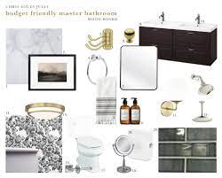 A collaboration not that different than the one we have with pal sarah sherman samuel. A More Budget Friendly Version Of Our Master Bathroom Chris Loves Julia
