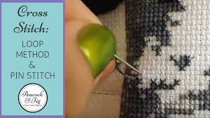 Whether you choose to travel up or down the piece from join the peacock lounge to get access to a 15% discount on your first order, exclusive free patterns, plus never miss out on new collections and. Beginning And Ending Threads In Embroidery And Cross Stitch Loop Method Pin Stitch Youtube