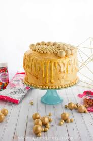 See more ideas about cake, cupcake cakes, gold birthday cake. 24k Gold Birthday Cake Sugar Spice And Glitter