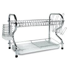 Better Chef 16 Inch 2 Level Dish Rack Walmart Com Dish Racks Sink Dish Rack Dish Drainers