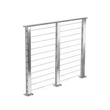 Cable railing incorporates a range in style of handrail, and railing material. Cable Railing System Kit Square Stainless