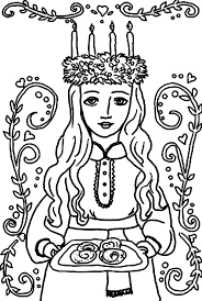 Remember to print off and color a picture of saint lucy this december 7th! Saint Lucy S Day Coloring Pages Free Printable Coloring Pages For Kids
