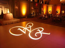 Monogram Gobo Lighting Rental Denver Wedding Lighting