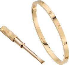 Love Bracelet Small Model 6 Diamonds Yellow Gold Diamonds Cartier Love Bracelet Love Bracelets Stainless Steel Charm Bracelet