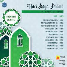 Hari raya puasa is the celebration at the end of the ramadan month of fasting. Hari Raya Puasa 2021 Package Cars Car Rental On Carousell