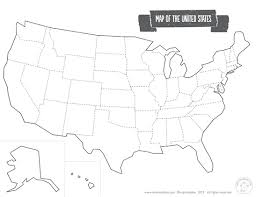 Name the 50 states of the the usa. Printable Map Of The Usa Mr Printables