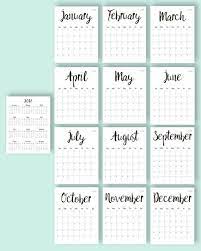 Looking for cute printable calendars? Printable Calendar 2021 2022 Desk Calendar Pdf Download Etsy Calendar Printables Monthly Calendar Printable Calendar Pages