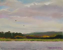 Summer Sky Over The Lake By Heejune Shin Oil 8 X 10 Summer Sky Sky Lake