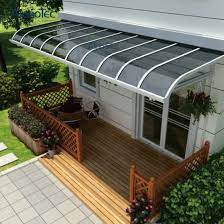 Sunshading Aluminum Pc Sheet Window Awning China Window Awning Aluminum Window Awning Made In China Com In 2021 Rooftop Terrace Design Patio Canopy Canopy Outdoor