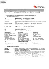 Benzalkonium Chloride 50 Solution In Water Msds Download