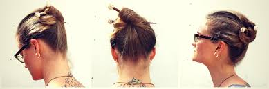 Prep hair with curl hold spray. Roxiejanehunt Diyhair Friday Hair Sticks