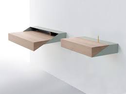 Shelf to office desk amazing home office ideas. Deskbox The Small Space Smart Wall Mounted Desk Mmminimal