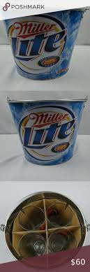 Maybe you would like to learn more about one of these? Miller Lite Metal Ice Bucket 4 Beer Pint Glasses Beer Pint Glasses Miller Lite Pint