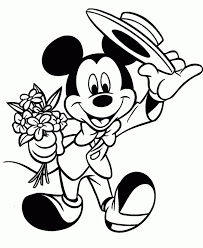 You must be making cakes and pastries at home, so your child will demand more cakes after coloring this picture. Disney Mickey And Minnie Mouse Valentine Love Coloring Page Free Coloring Home