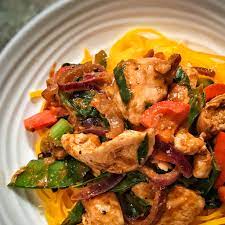 Many chicken satays are all about the sauce the chicken with this marinade makes it tasty alone. Malaysian Chicken Satay Stir Fry 3sp Skinny Kitchen Secrets