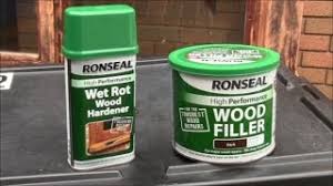 We make many things out of wood, and wood will always rot (sooner or later). Ronseal Wood Filler And Ronseal Wet Rot Hardener For Rotten Wood Youtube