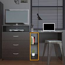 Hot promotions in bookcase dresser on aliexpress if you're still in two minds about bookcase dresser and are thinking about choosing a similar product, aliexpress is a great place to compare. Amazon Com Ameriwood Home Rebel Media Dresser And Desk Espresso Furniture Decor