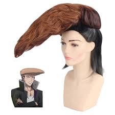 1 canon 2 quotes 3 fanon 4 fandom 5 trivia 6 gallery 7 variations 8 references 9 navigation the first time they interacted, mondo lunged at byakuya togami for making chihiro cry. Amazon Com Zsto Mondo Owada Cosplay Wig Anime Danganronpa Costume Short Hair For Adult Beauty