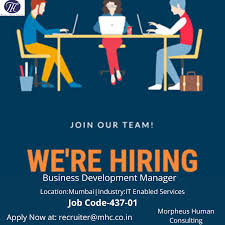 We Are Looking For Business Development Manager It Enabled Services Industry In Mumbai In 2020 Business Development Service Jobs Job Posting