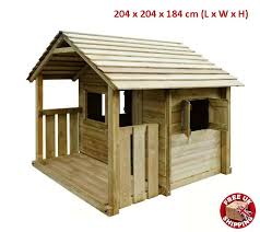 Childrens Garden Playhouse Kids Outdoor Wooden Play Centre Gazebo Lodge Shed New Gazebo Home Supplies Play Houses Wooden Outdoor Playhouse Build A Playhouse
