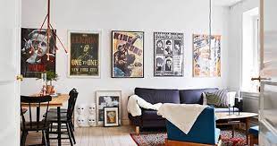 Decorate With Movie And Music Posters Via Stadshem My Ideal Home My Ideal Home Room Decor Decor