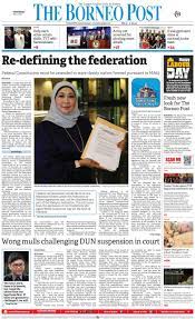 See actions taken by the people who manage and post content. Enjoying The Borneo Post S New Look
