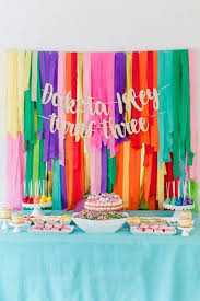Rainbow Color Factory Party Pretty My Party Party Ideas Diy Birthday Banner Colorful Party Decorations Fun Party Themes