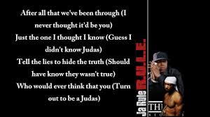 Ja Rule Judas Dmx And Ashanti Diss Lyrics Ja Rule Dmx Lyrics