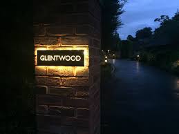 Our Latest Backlit Sign With Warm Led Lights Contact Us For Our Bespoke Design Service Backlit Signs Name Plate Design House Names